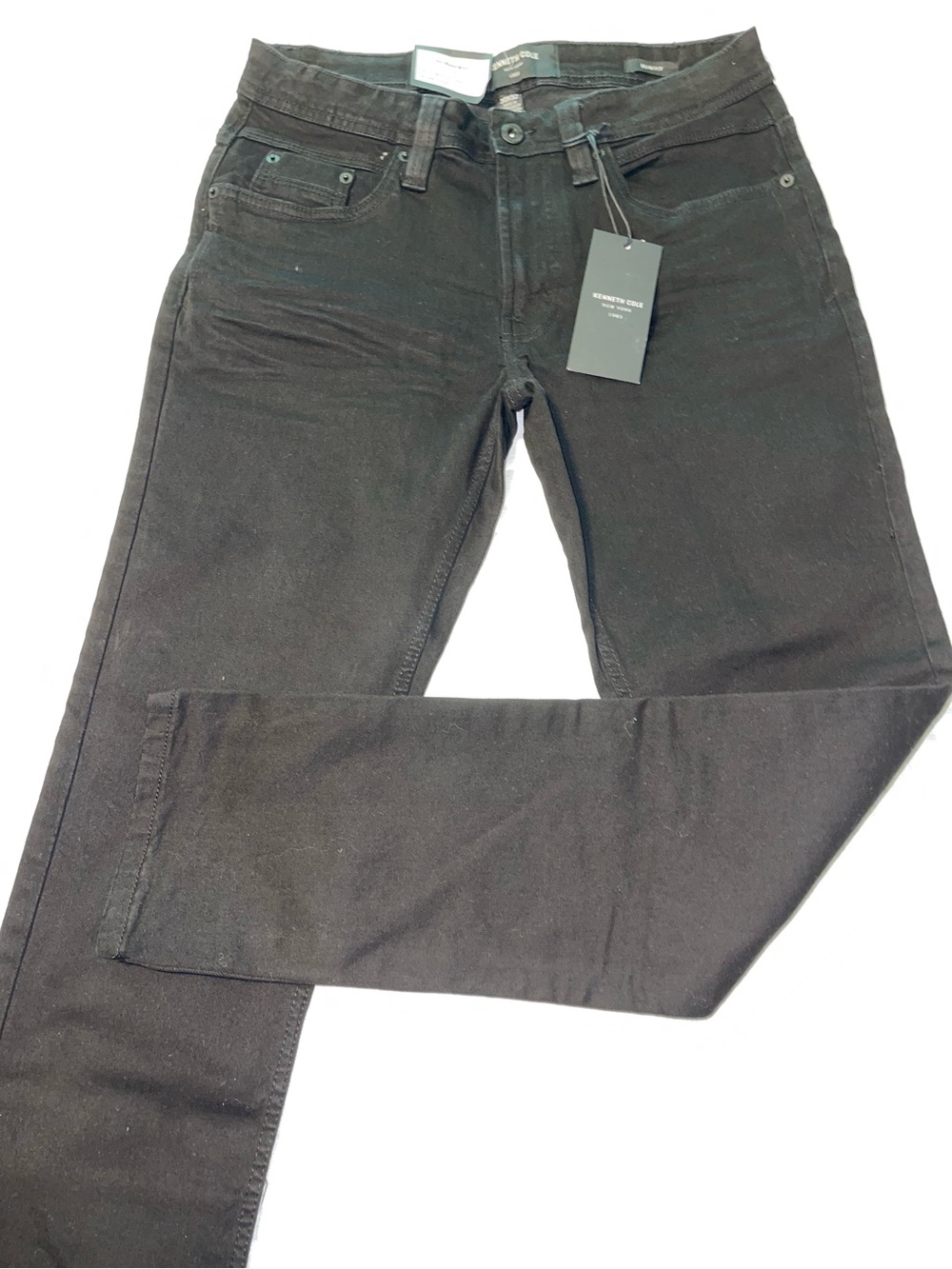 Kenneth Cole Men's Slim Black Jeans